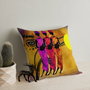 Aberto Design Cojín Multicolor 43 x 43 cm